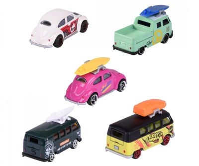 Комплект 5 метални колички VW The Originals Majorette 212055008