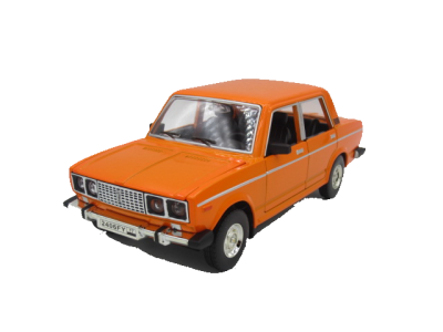 Метална кола Lada ВАЗ 2106 оражева 1:24 