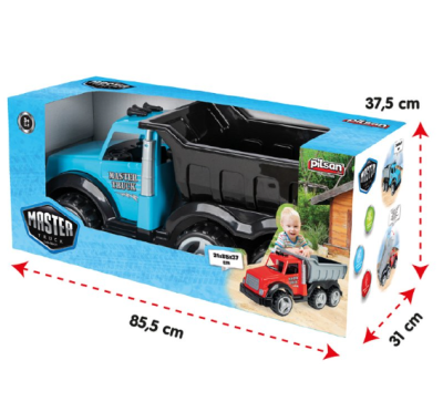 Голям камион самосвал MASTER Pilsan 06621 blue