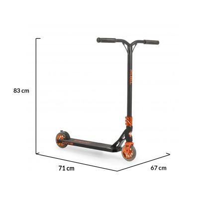 Алуминиева тротинетка за скачане и трикове Byox Stunt Rebel КАРБОН