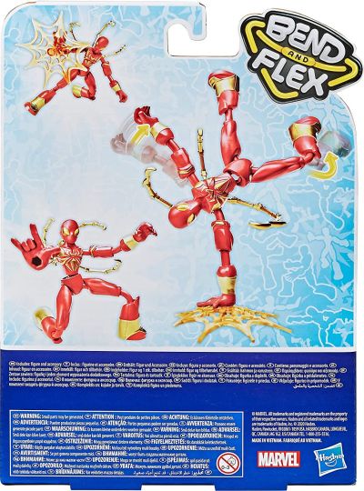 Огъваща се фигура Hasbro Marvel Spiderman Iron Spider - E8972