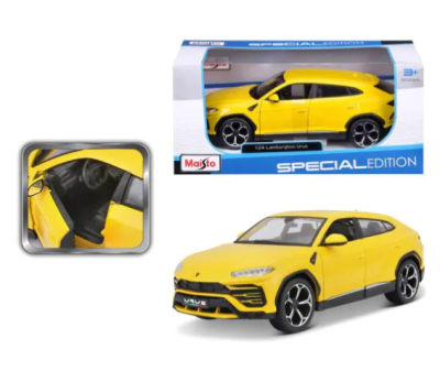 Метална кола Lamborghini Urus SUV Maisto жълт 1/24 - 31519