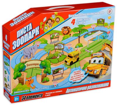 Образователна Писта Зоопарк с 4 спирки на български език