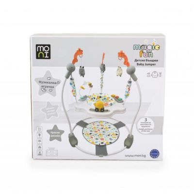 Бебешко бънджи MAGIC FUN, СИВ