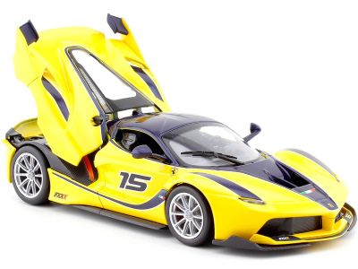 Метална кола Ferrari FXX K Bburago 18-26301 - 1:24 жълт