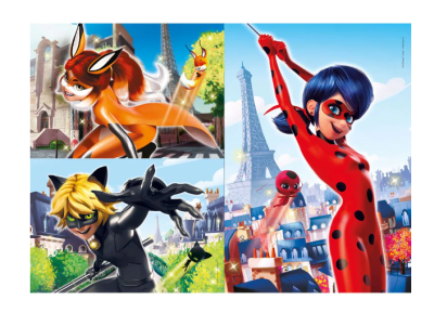 Детски пъзел Miraculous 3x48 CLEMENTONI 25234 