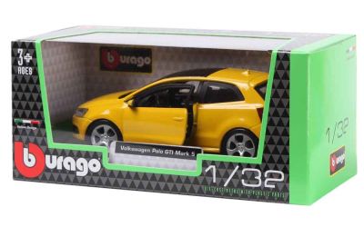 Метален автомобил Volkswagen Polo GTI Mark 5 2009 Bburago 1:32