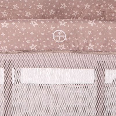 Детска кошара 2 нива LORELLI MAGIC SLEEP Cool Grey HIPPO