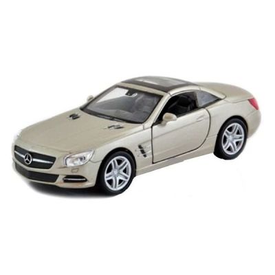 Метална кола Mercedes SL 500 Welly 1:34 сив