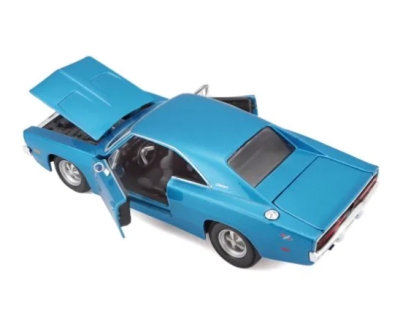 Метална кола Dodge Charger R/T 1969 MAISTO 1:24  blue - 31256