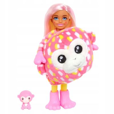 Кукла Челси супер изненада Маймунка Barbie Color Cutie Reveal HKR14