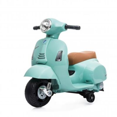 Детски акумулаторен мотор VESPA GTS SUPER SPORT ЗЕЛЕН