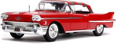 Метален автомобил Cadillac 1958 Freddy Krueger 1:24 Jada Toys 253255004
