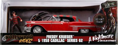 Метален автомобил Cadillac 1958 Freddy Krueger 1:24 Jada Toys 253255004