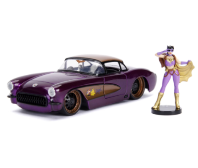 Метален автомобил Chevy Corvette DC Comics Bombshells 1:24 Jada Toys 253255007