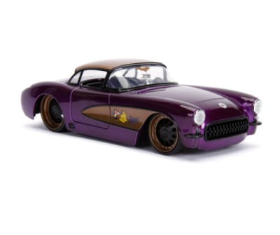 Метален автомобил Chevy Corvette DC Comics Bombshells 1:24 Jada Toys 253255007