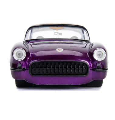 Метален автомобил Chevy Corvette DC Comics Bombshells 1:24 Jada Toys 253255007