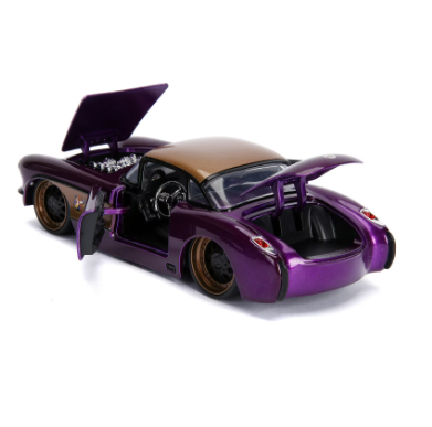 Метален автомобил Chevy Corvette DC Comics Bombshells 1:24 Jada Toys 253255007