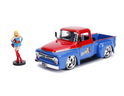 Метален автомобил Ford F100 1956 DC Comics Bombshells 1:24 Jada Toys 253255008