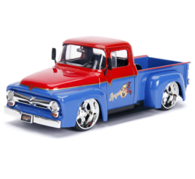 Метален автомобил Ford F100 1956 DC Comics Bombshells 1:24 Jada Toys 253255008