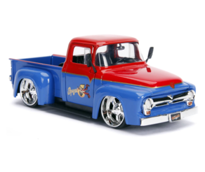 Метален автомобил Ford F100 1956 DC Comics Bombshells 1:24 Jada Toys 253255008