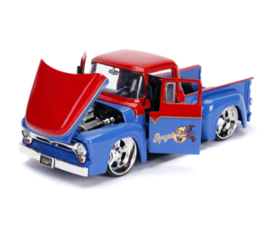 Метален автомобил Ford F100 1956 DC Comics Bombshells 1:24 Jada Toys 253255008