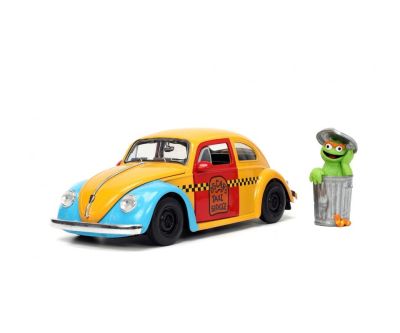 Метален автомобил VW Beetle 1959 Sesame Street 1:24 Jada 253255059