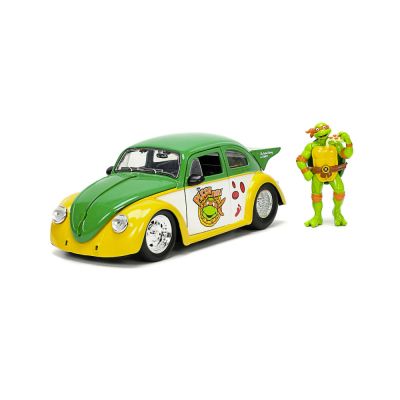 Метален автомобил VW Drag Beetle 1959 Turtles 1:24 Jada 253285002