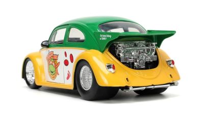 Метален автомобил VW Drag Beetle 1959 Turtles 1:24 Jada 253285002