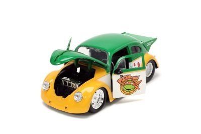 Метален автомобил VW Drag Beetle 1959 Turtles 1:24 Jada 253285002