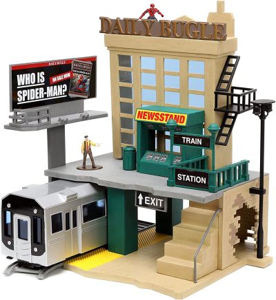 Комплект Marvel Spider-Man Daily Bugle Сцена в НюЙорк Jada 253226003