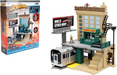 Комплект Marvel Spider-Man Daily Bugle Сцена в НюЙорк Jada 253226003