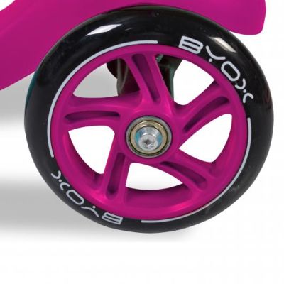 Тротинетка със седалка с родителски контрол TRISTAR циклама