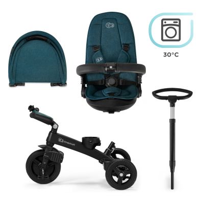 Триколка със сенник KinderKraft TWIPPER, Розова