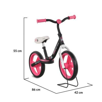 Детски балансиращ велосипед Byox Zig Zag розов