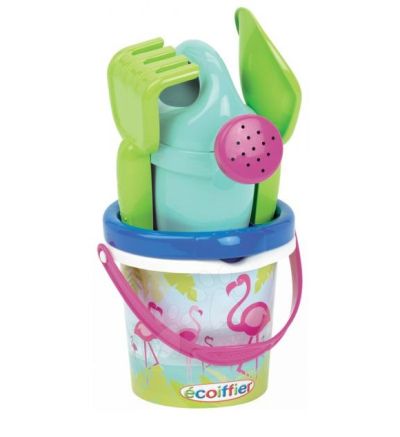 Кофичка за пясък с лейка фламинго Ecoiffier 7600000680