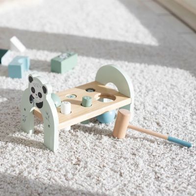 Дървена играчка с чукче Панда Eichhorn 100003802