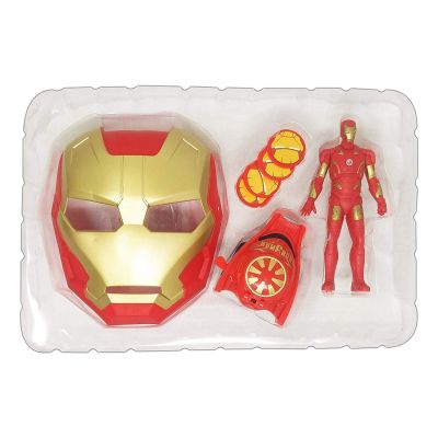 Железният човек комплект маска с фигурка и изстрелвачка 