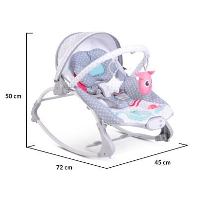 Бебешки шезлонг LOVELY FOREST СИВ