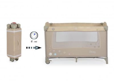 Детска кошара 2 нива МОНИ SLEEPY, БЕЖОВА