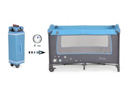 Детска кошара 2 нива МОНИ SLEEPY син