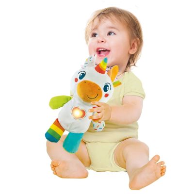 Музикален плюшен еднорог CLEMENTONI BABY 17846