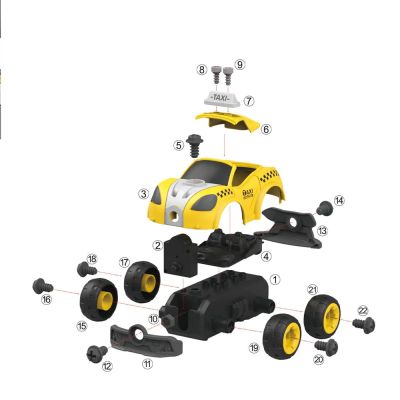 Такси за сглобяване с винтоверт CITY TOURIST K1163