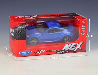 Метална кола Subaru brz Welly 1:34  