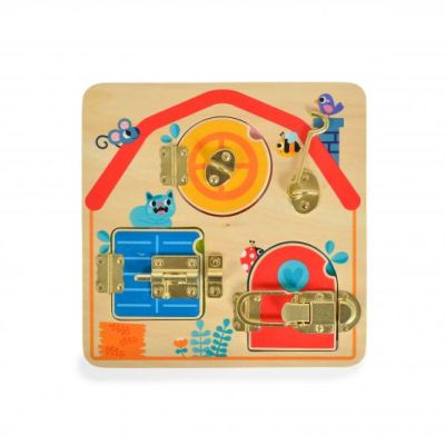 Образователна дървена дъска резета Tooky Toy TH985