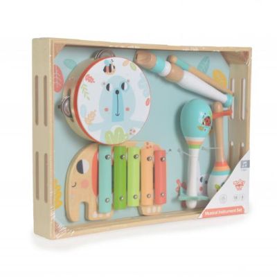Комплект дървени музикални инструменти Tooky Toy TF567