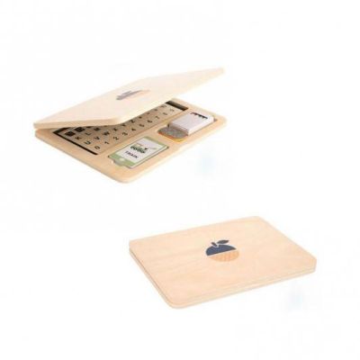 Дървен лаптоп с активности Tooky Toy TH819