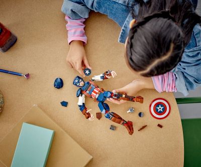 Конструктор LEGO Marvel Super Heroes 76258 Фигура за изграждане капитан Америка