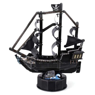 3D Пъзел КОРАБ THE QUEEN ANNE'S REVENGE CubicFun T4035h