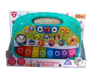 Музикално Пиано с животни PLAYGO 1350 зелен